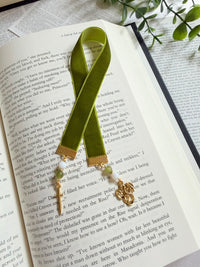 The Mosswyrm: Dragon & Dagger Ribbon Bookmark