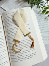 The Amber Moon: Moon Ribbon Bookmark