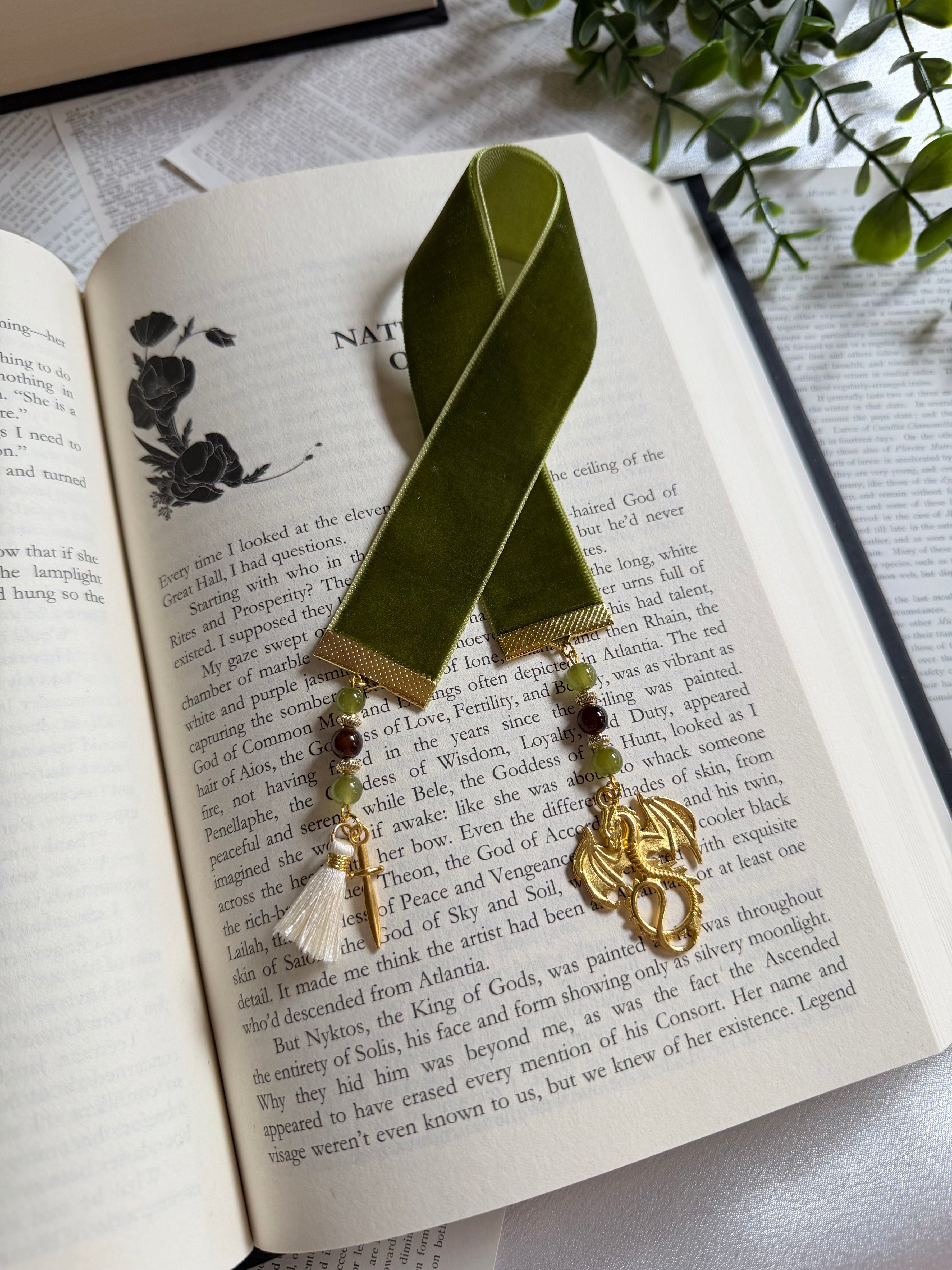 The Dragon Dynasty: Dragon & Dagger Ribbon Bookmark