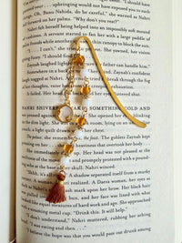 The Moon Maiden: Beaded Hook Bookmark