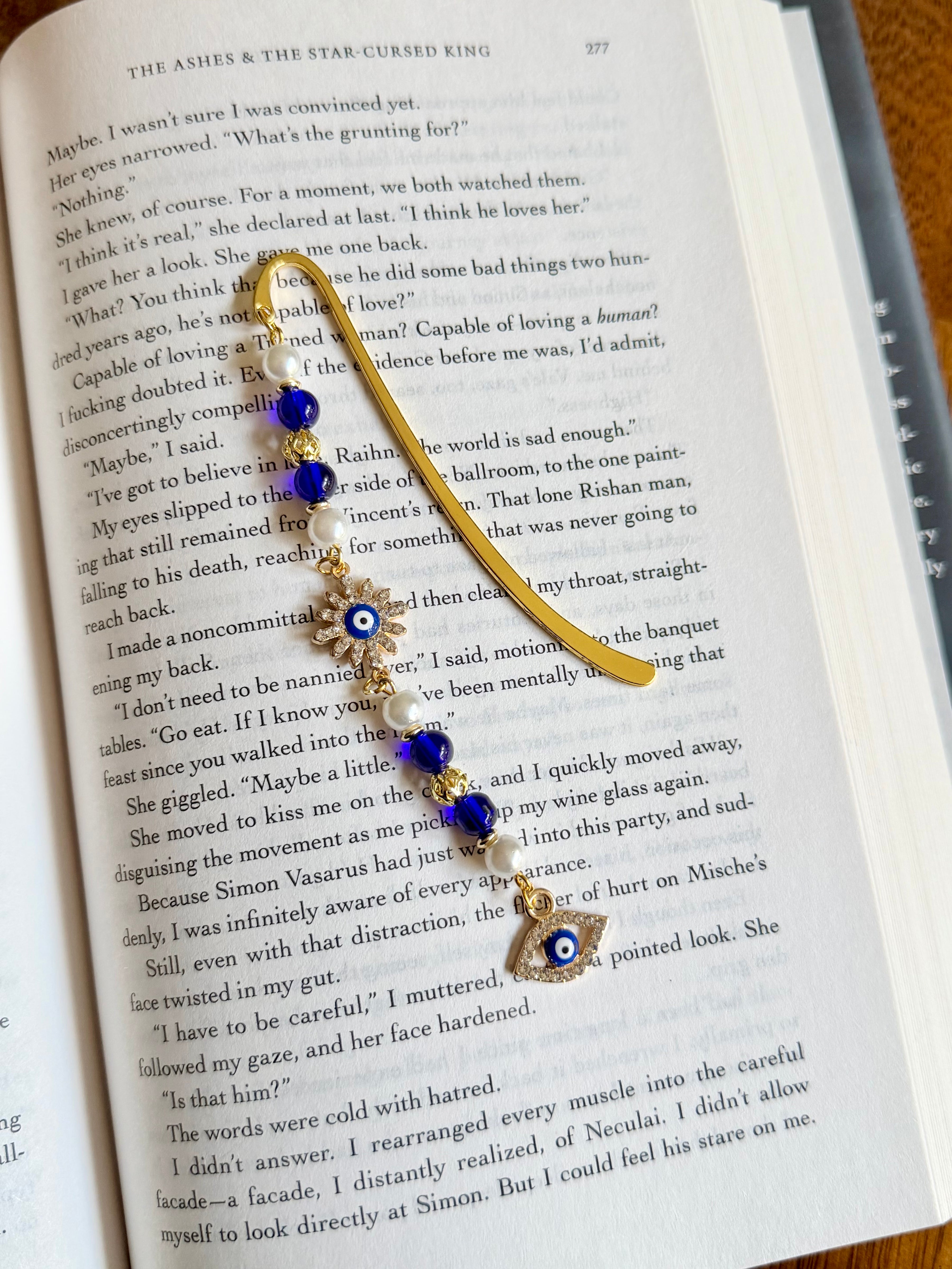 Twin Fates: Beaded Hook Bookmark