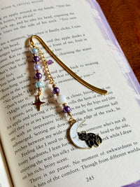 The Celestial Guardian: Beaded Hook Bookmark