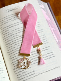 The Garden Cat: Floral Cat Ribbon Bookmark