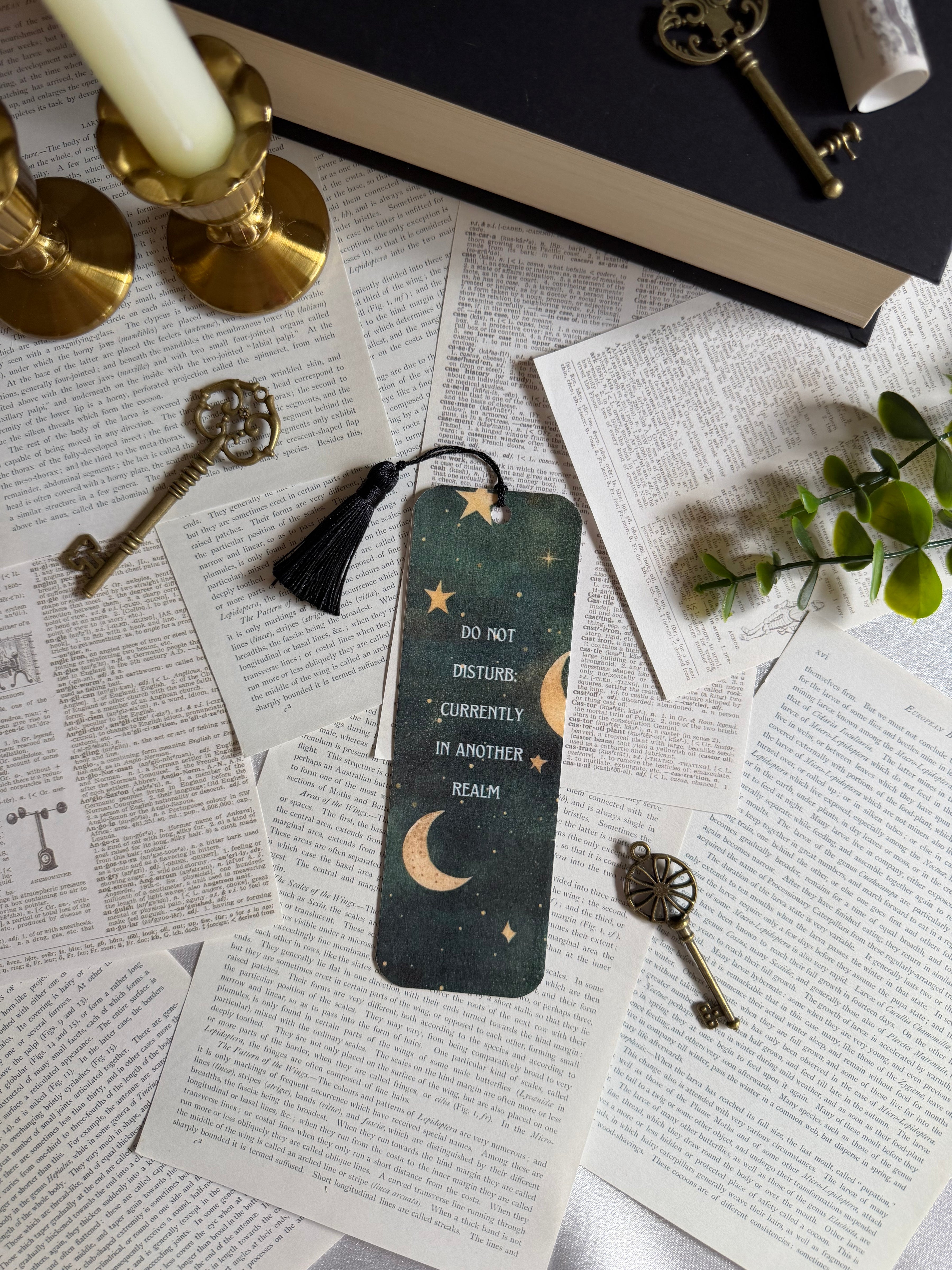 Do Not Disturb: Printed Bookmark